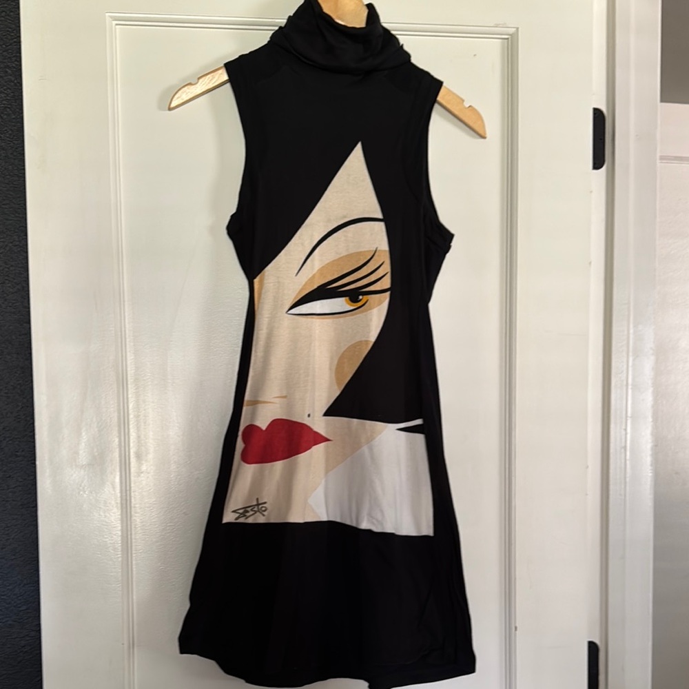 RARE Autographed Vintage Custo Barcelona Dress